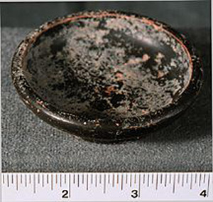 Thumbnail of Attic Black-Glaze Small Bowl or Salt Cellar (1912.01.0024)