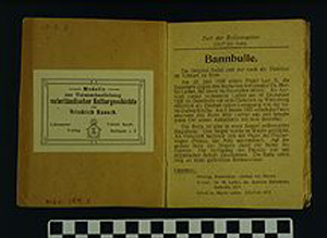 Thumbnail of Print of Booklet, Die Bannbulle Leo X Gegen Luther by Rausch (1912.09.0003)