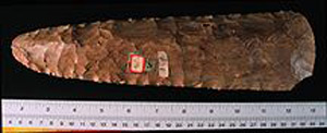 Thumbnail of Stone Tool:  Bifacially Modified Tool (1924.02.0228)