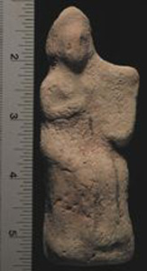 Thumbnail of Votive Figurine: Seated Woman With Lyre (1925.04.0017)