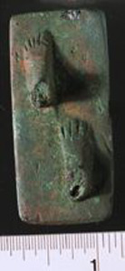 Thumbnail of Votive Figure Fragment: Feet (1926.02.0024)