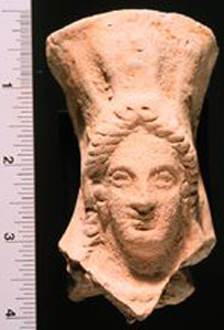 Thumbnail of Figurine Fragment: Female Head (1926.02.0033)