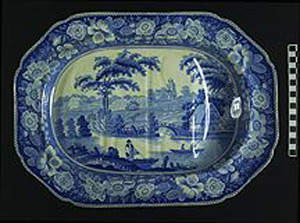 Thumbnail of Transfer-printed Platter  (1934.01.0032)