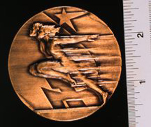 Thumbnail of Commemorative Medallion for Olympics(?): Russia (1977.01.0028)