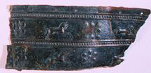 Thumbnail of Urartian Belt Fragment with Animal Motifs (1986.10.0002C)