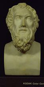Thumbnail of Marble Reproduction of Greek Bust of Aesculapius  ()