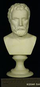 Thumbnail of Marble Reproduction of Greek Bust of Demosthenes (?) (1991.11.0002)