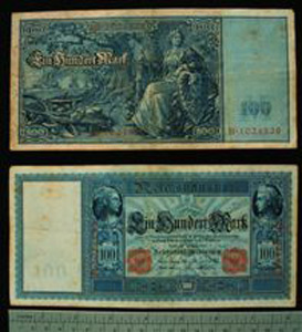 Thumbnail of Bank Note: Germany, 100 Mark (1992.23.0528)