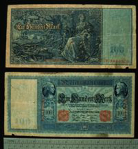 Thumbnail of Bank Note: Germany, 100 Mark (1992.23.0531)