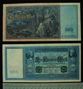 Thumbnail of Bank Note: Germany, 100 Mark (1992.23.0532)