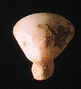 Thumbnail of Figurine Fragment, Head, "Stargazer"  (1995.02.0035)