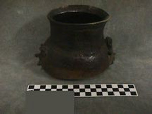 Thumbnail of Black Ware Resin Pot (1997.15.0066B)