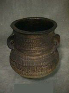 Thumbnail of Three-Handled Black Ware Water Jar (1997.15.0070)
