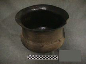 Thumbnail of Black Ware Cooking Pot (1997.15.0107)