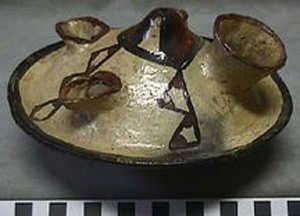 Thumbnail of Four-Spouted Festival Vessel: Bracket Fungus Effigy (1997.15.0158)