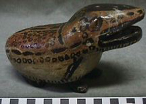 Thumbnail of Festival Vessel: Frog Effigy (1997.15.0161)