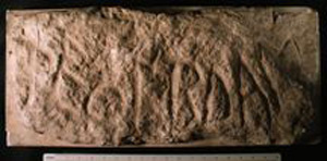Thumbnail of Plaster Cast: Gravestone Inscription (1900.11.0102)
