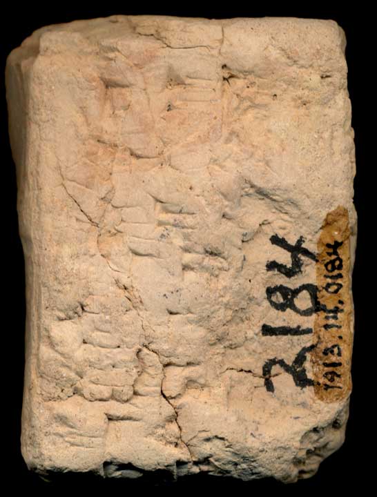 Thumbnail of Cuneiform Tablet (1913.14.0184)