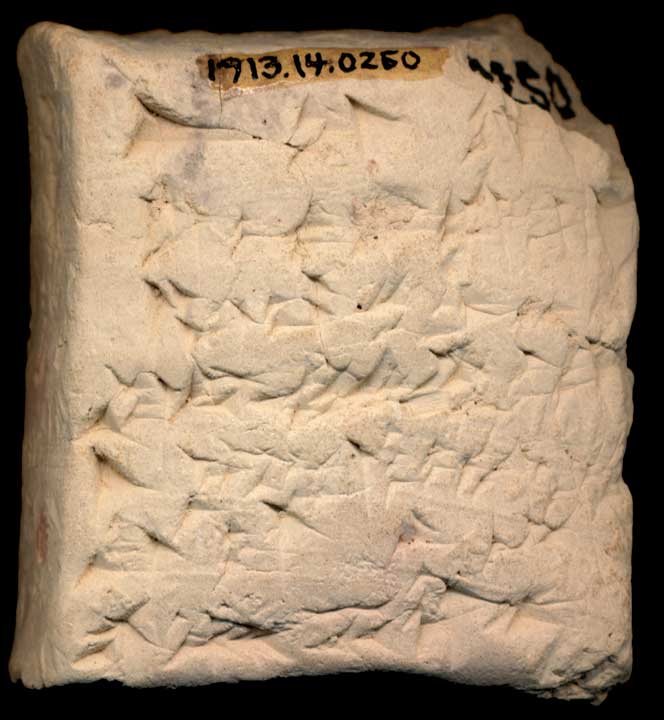 Thumbnail of Cuneiform Tablet (1913.14.0250)