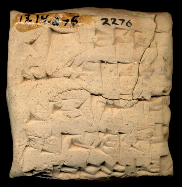 Thumbnail of Cuneiform Tablet (1913.14.0276)