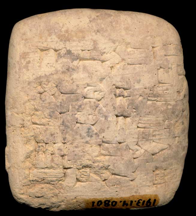 Thumbnail of Cuneiform Tablet (1913.14.0801)