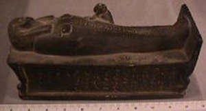Thumbnail of Plaster Cast of Miniature Sarcophagus of Ra (1948.01.0036)