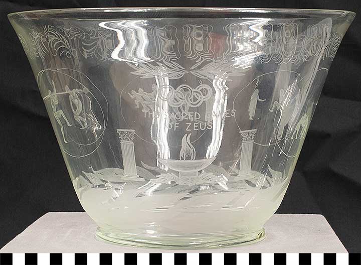 Thumbnail of Olympic Commemorative Bowl: The Sacred Games of Zeus (1977.01.0221)