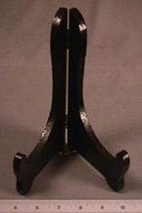 Thumbnail of Stand for a Commemorative Plate for XI Winter Olympics in Sapporo from the City of Sapporo (1977.01.0239B)