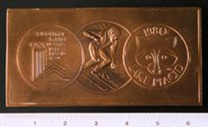 Thumbnail of Commemorative Olympic Plaque: "XIII Olympic Winter Games, Lake Placid 1980" (1980.09.0003A)