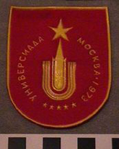 Thumbnail of Commemorative Olympic Patch:  "MOCKBA 1973" (1980.09.0048)