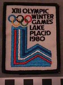 Thumbnail of Commemorative Olympic Patch: "XII Olympic Winter Games Lake Placid 1980" (1980.09.0051)