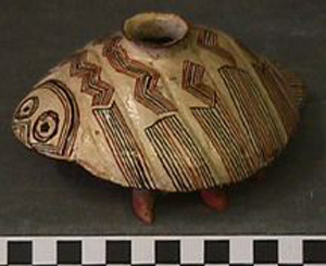 Thumbnail of Festival Effigy Drinking Vessel: Dzullu, Type of Fish Parasite (1997.15.0420)