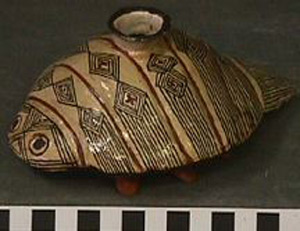 Thumbnail of Effigy Drinking Vessel: Fish Parasite (1997.15.0424)