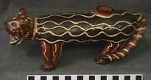 Thumbnail of Drinking Vessel: Black Jaguar Effigy (1997.15.0436)