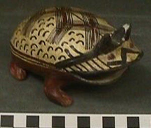 Thumbnail of Festival Drinking Vessel: Huartana, Horned Toad Effigy (1997.15.0541)