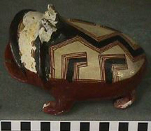 Thumbnail of Festival Drinking Vessel: Huartana, Horned Toad Effigy (1997.15.0542)
