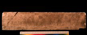 Thumbnail of Plaster Cast of Greek Inscription: Dedication at Olympia (1900.11.0101)