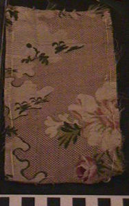 Thumbnail of Material Sample: Bobbin Brocade Costume Fragment (1925.02.0084)