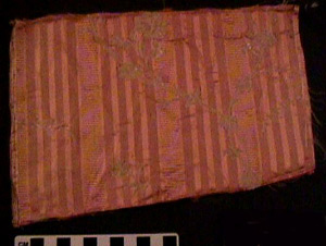 Thumbnail of Material Sample: Bobbin Brocade Costume Fragment (1925.02.0085)