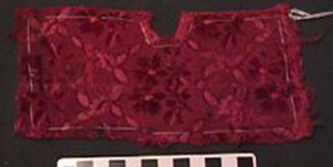 Thumbnail of Material Sample: Cisele Voided Velvet Upholstery Fragment (1925.02.0162)