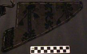 Thumbnail of Material Sample: Cisele Voided Velvet Costume Fragment (1925.02.0163)