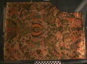 Thumbnail of Material Sample: Painted Brocade Cloth Fragment (1926.11.0005A)