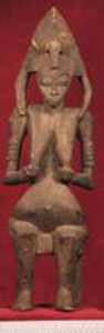 Thumbnail of Carving: Seated Female Figure (1972.07.0026)