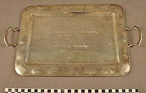 Thumbnail of Commemorative Tray Presented to Avery Brundage by Ing. Aaron Merino Fernandez, Mexico (1977.01.0007)