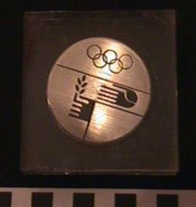 Thumbnail of Olympic Participation Medal: XX Summer Olympiad (1977.01.0245A)