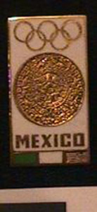 Thumbnail of Commemorative Olympic Pin: Mexico (1977.01.0993A)