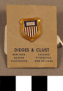 Thumbnail of Commemorative Pin for the U.S. Olympic Committee (1977.01.1013)