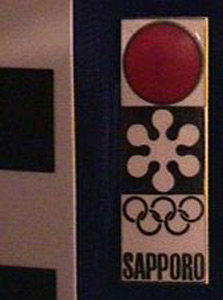 Thumbnail of Commemorative Olympic Pin: "Sapporo" (1977.01.1124)