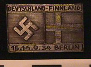Thumbnail of Commemorative Pin: "Deutschland-Finnland" (1977.01.1277)