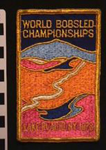 Thumbnail of Commemorative Patch: World Bobsled Championships (1980.09.0041)